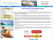 Tablet Screenshot of houstoncruises.com